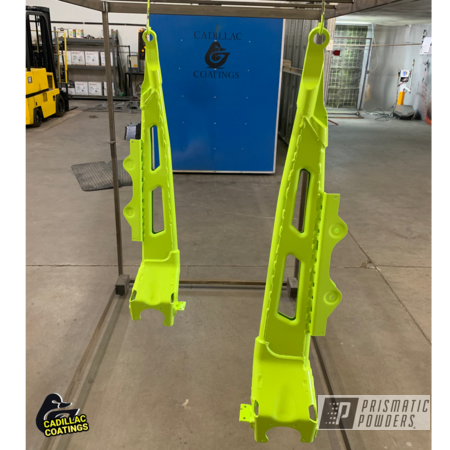 Powder Coating: Trailing Arms,Chartreuse Sherbert PSS-7068
