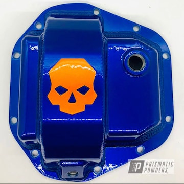Powder Coated Illusion Orange, Clear Vision And Illusion Royal Differential Cover
