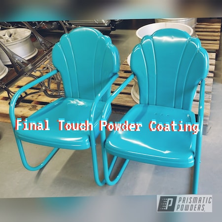 Powder Coating: Patio Chair,1 Stage,Dark Turquoise PSB-6767,Chairs,Outdoor Chairs,Furniture,Metal Chair