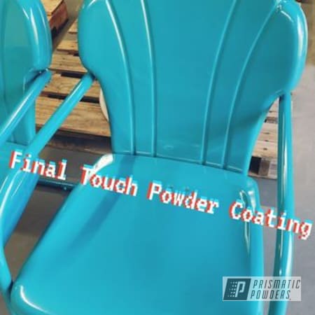 Powder Coating: Chairs,Dark Turquoise PSB-6767,Outdoor Chairs,1 Stage,Patio Chair,Metal Chair,Furniture