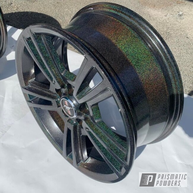 Powder Coated City Lights Ford Mustang Wheels