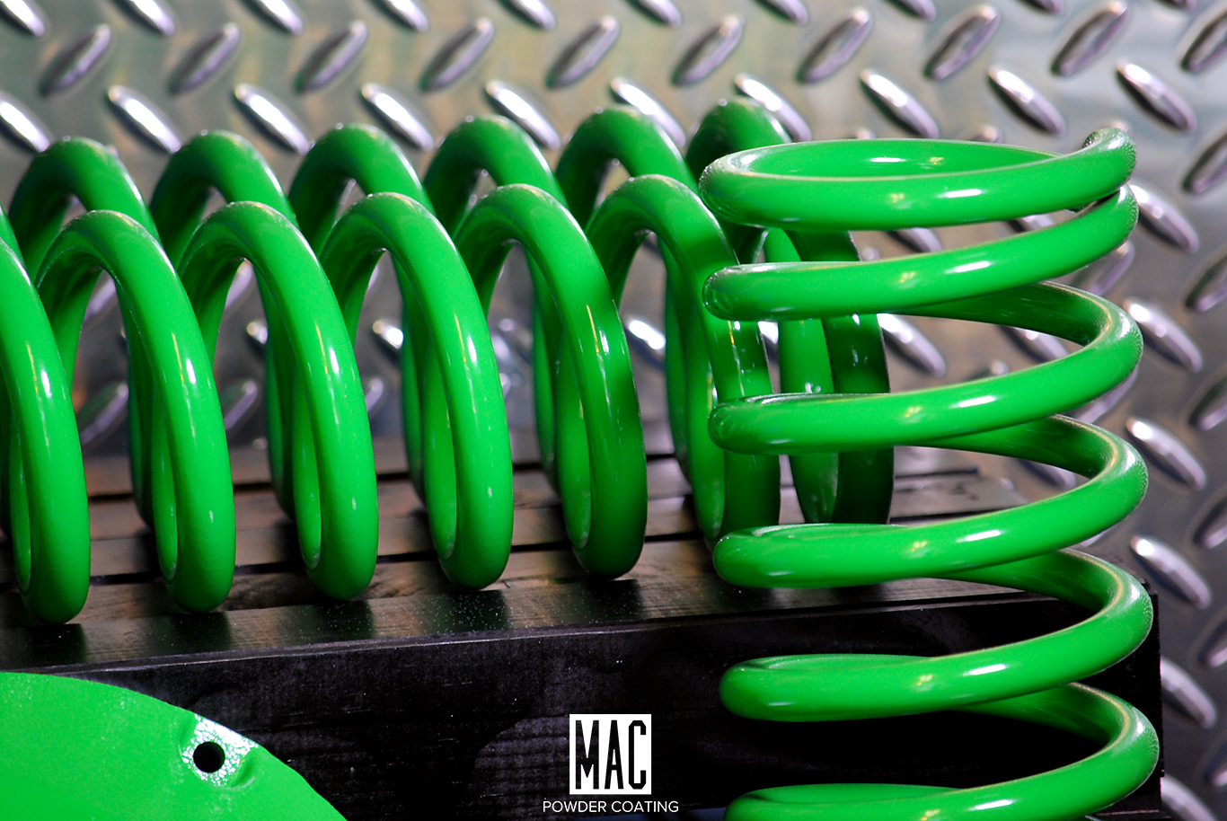 Shock Spring Powder Coating Powder Coated Jeep Coil Springs And Differential Cover In Racer Green ...