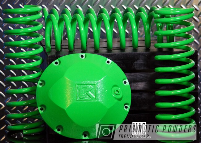 Powder Coating: Automotive,Custom Auto Parts,Differential Cover,Jeep,Racer Green PSS-4531,Jeep Coil Springs,Suspension