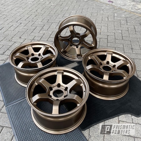 Powder Coating: Wheels,Rims,Highland Bronze PMB-5860