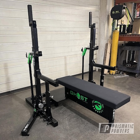 Powder Coating: Energy Green PSB-6669,Ink Black PSS-0106,Coated Weight Set,Ghost Strong,Gym Equipment,Gym,Adjustable Weight Bench,Weight Equipment