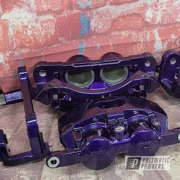 Illusion Purple And Clear Vision Brake Calipers