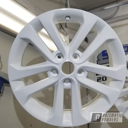 Powder Coating: Gloss White PSS-5690,Custom Rims,Automotive,Wheels