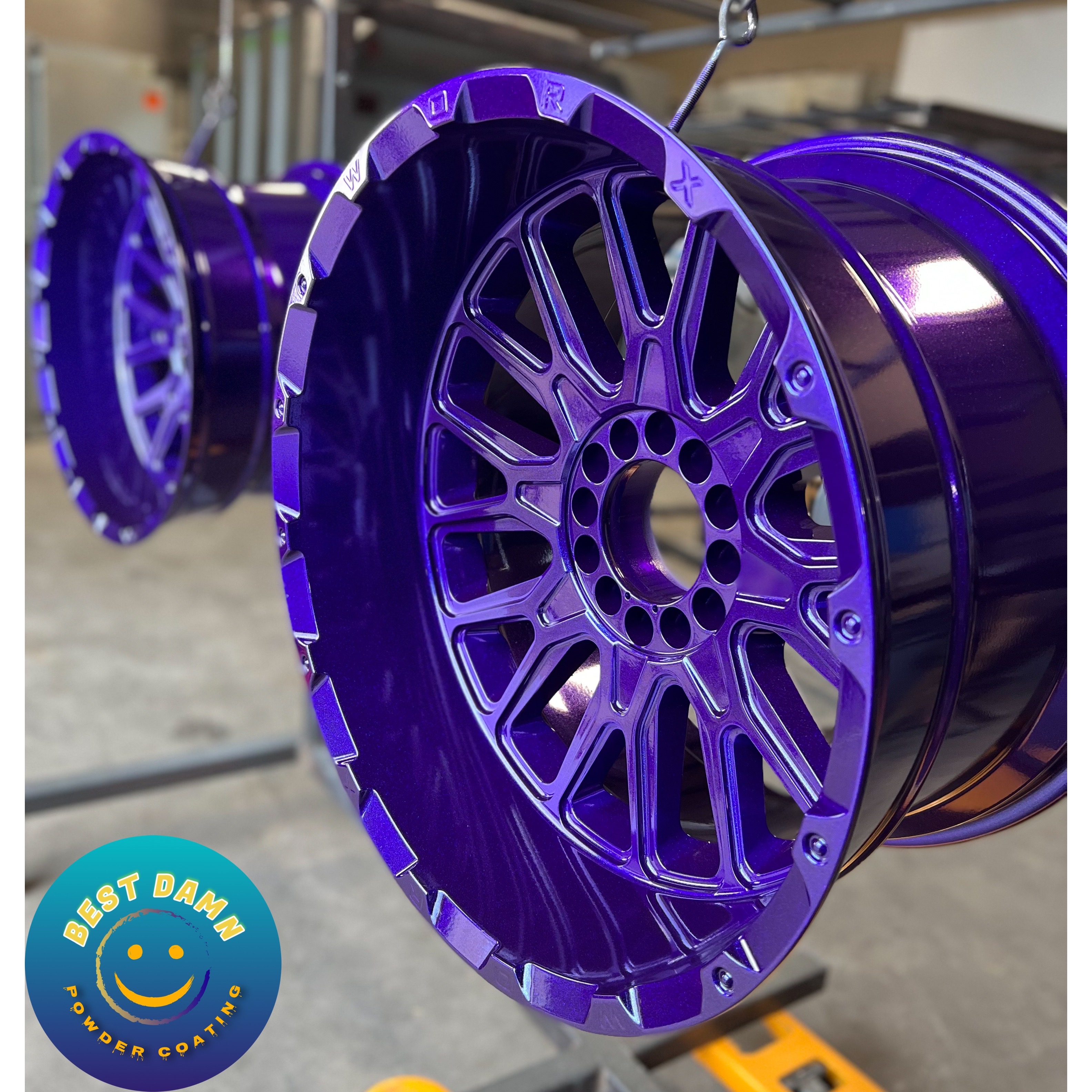 Wheels with a Dirty Magic Finish | Prismatic Powders