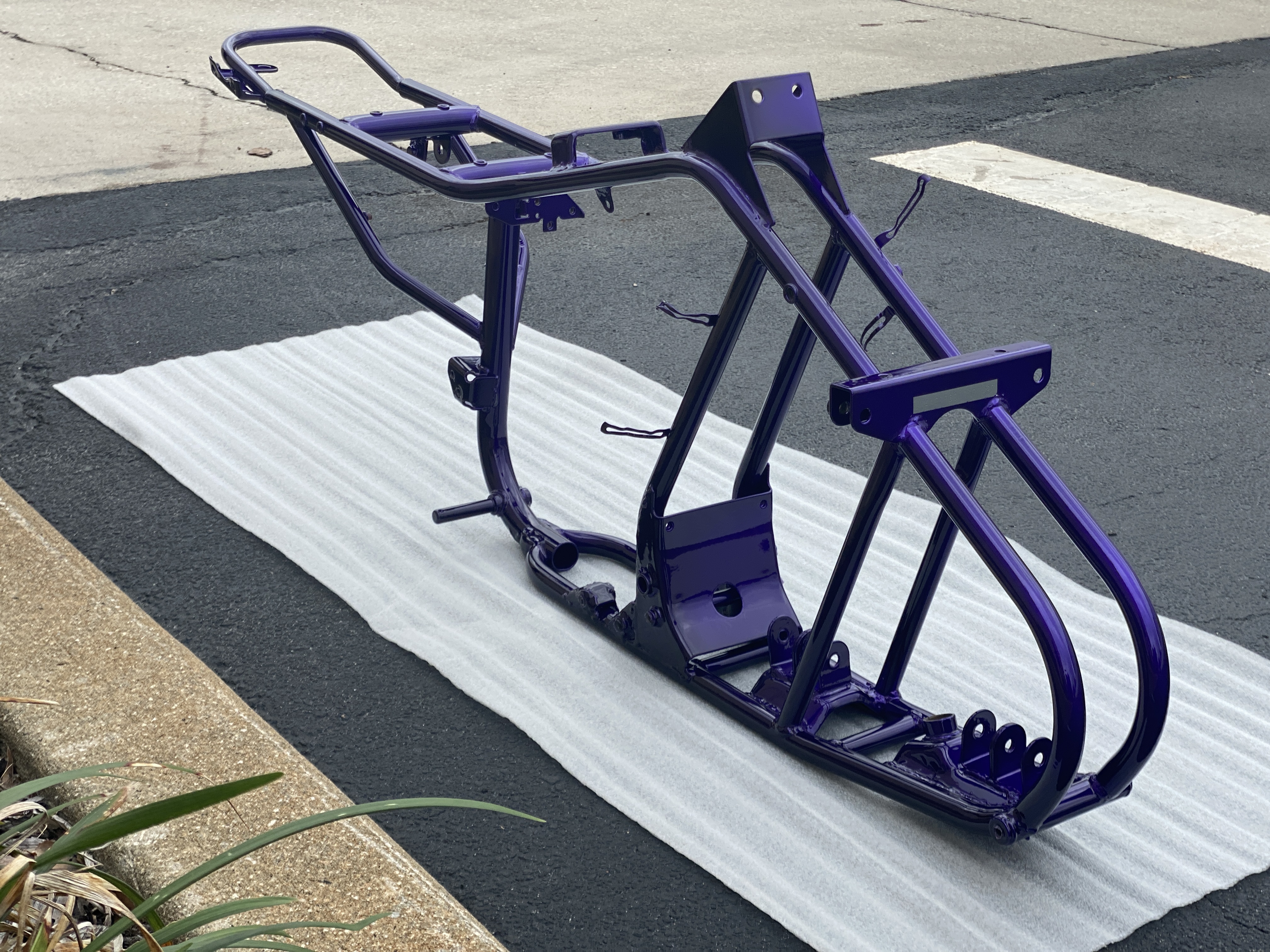 Pvc Motorcycle Frame Powder Coated Motorcycle Frame | Prismatic Powders