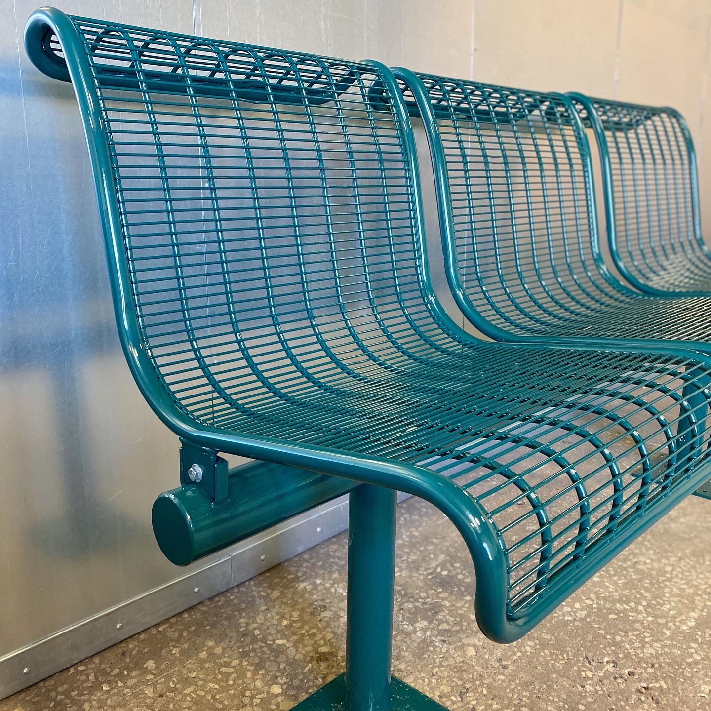 Powder Coated Park Bench | Prismatic Powders