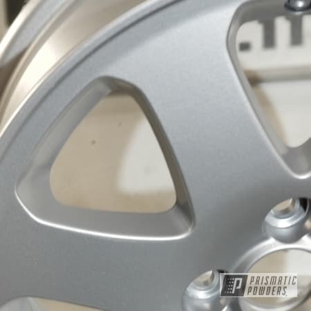 Powder Coating: Automotive,Porsche Silver PMS-0439,Custom Wheels,Wheels
