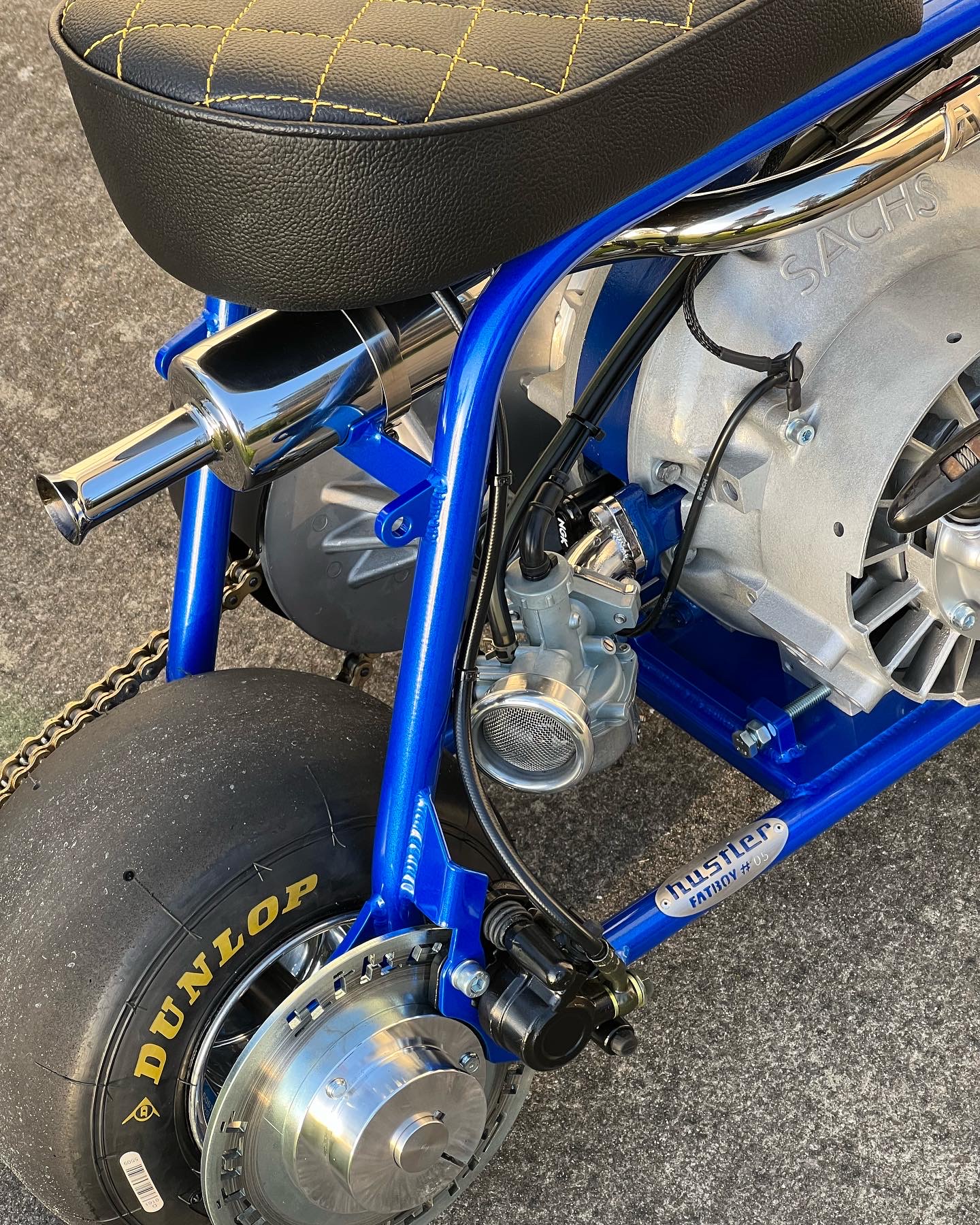 Powder Coated Hustler Minibike | Prismatic Powders