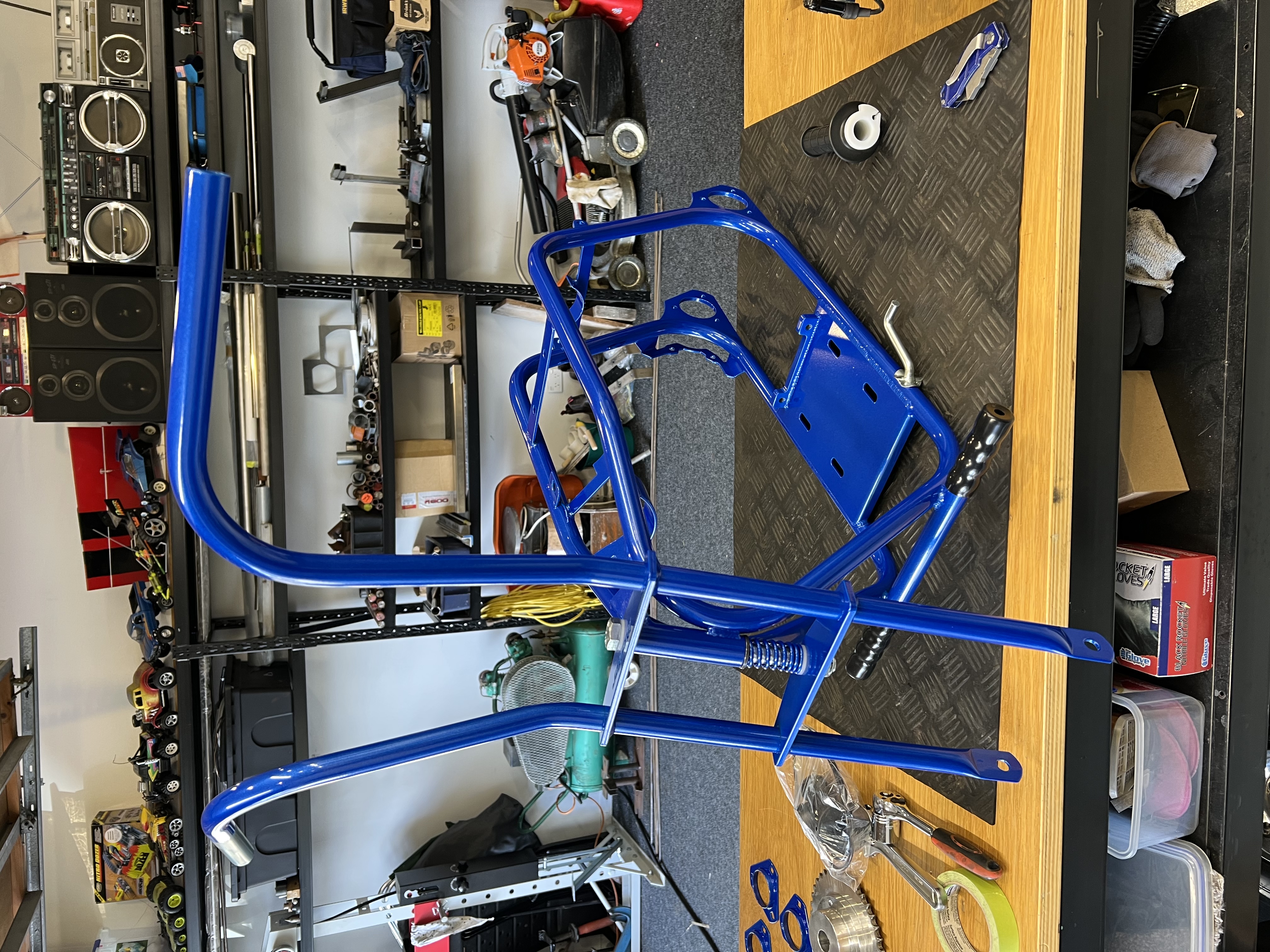 Powder Coated Hustler Minibike | Prismatic Powders