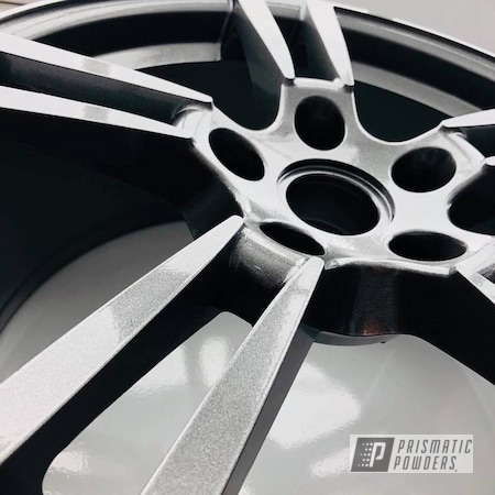 Powder Coating: Cadillac Grey PMB-6377,Porsche,Automotive,Wheels
