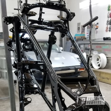 Powder Coated Atv Frame And A-arm Parts