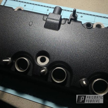 Powder Coating: Graphite Black EWB-9112,Valve Cover,Automotive