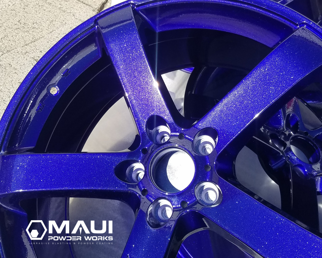 Wheels Using a Clear Vision and Illusion Blue Finish | Prismatic