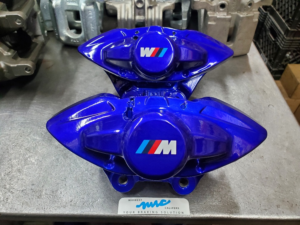 Calipers Blue Color Powder Coated Brake Calipers | Prismatic Powders