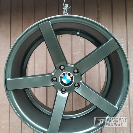 Powder Coating: Evo Grey PMB-5969,BMW,Automotive,Wheels