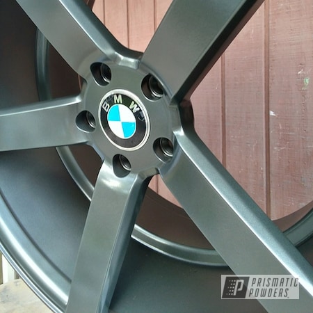 Powder Coating: Evo Grey PMB-5969,BMW,Automotive,Wheels