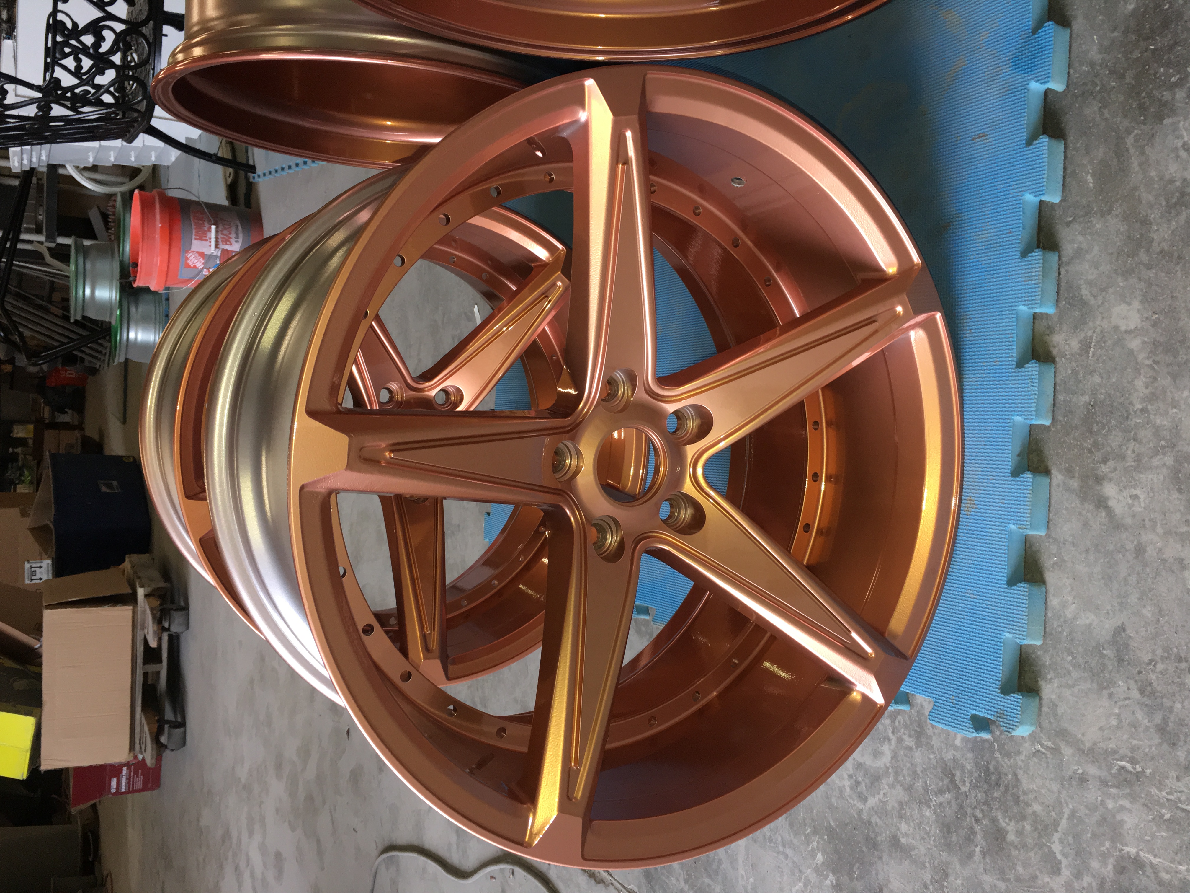 Wheels coated in Illusion Rose Gold and Clear Vision | Gallery Project ...