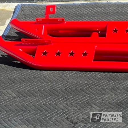 Powder Coating: Passion Red PSS-4783,Automotive,Rock Sliders
