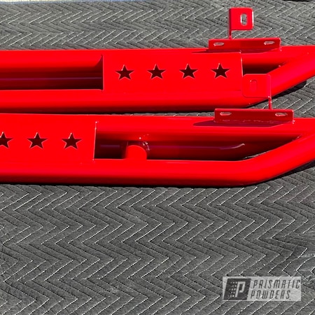 Powder Coating: Passion Red PSS-4783,Rock Sliders,Automotive