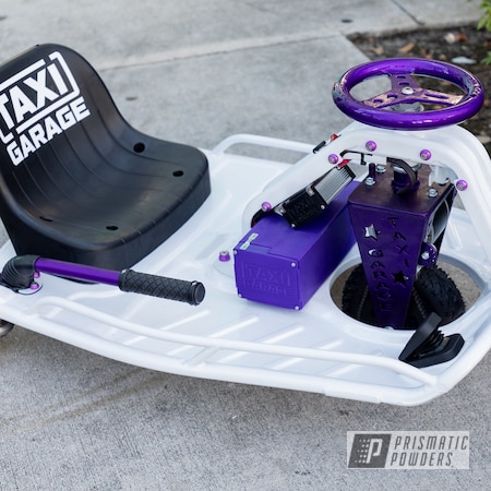 Powder Coating: Crazy Cart,Drift Cart,Cart,Go Cart,Clear Vision PPS-2974,Cosmic White PMB-2685,Illusion Purple PSB-4629,Taxi Garage,Taxi Garage Crazy Cart