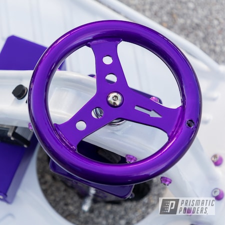 Powder Coating: Illusion Purple PSB-4629,Drift Cart,Clear Vision PPS-2974,Taxi Garage Crazy Cart,Taxi Garage,Crazy Cart,Cosmic White PMB-2685,Cart,Go Cart