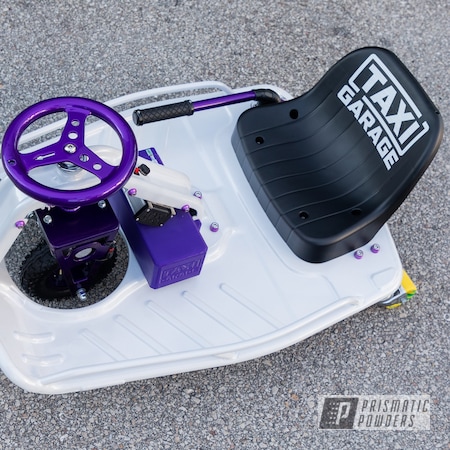 Powder Coating: Crazy Cart,Drift Cart,Cart,Go Cart,Clear Vision PPS-2974,Cosmic White PMB-2685,Illusion Purple PSB-4629,Taxi Garage,Taxi Garage Crazy Cart