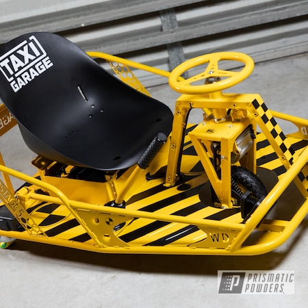 Powder Coating: Crazy Cart,XL Crazy Cart,RAL 1003 Signal Yellow,Drift Cart,Drift,Cart,Go Cart,Taxi Garage,Taxi Garage Crazy Cart