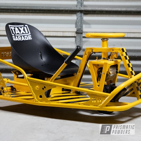 Powder Coating: Crazy Cart,XL Crazy Cart,RAL 1003 Signal Yellow,Drift Cart,Drift,Cart,Go Cart,Taxi Garage,Taxi Garage Crazy Cart