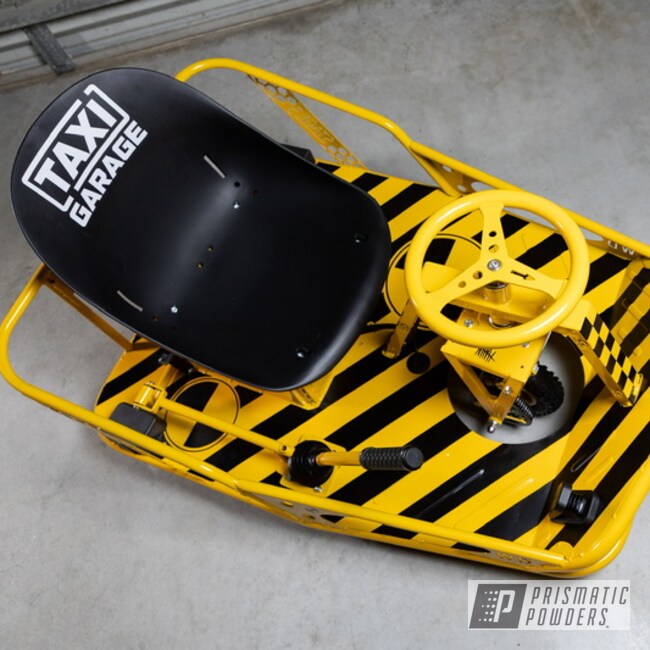 Powder Coated Ral 1003 Whistlin Diesel Xl Stage 5 Crazy Cart By Taxi Garage