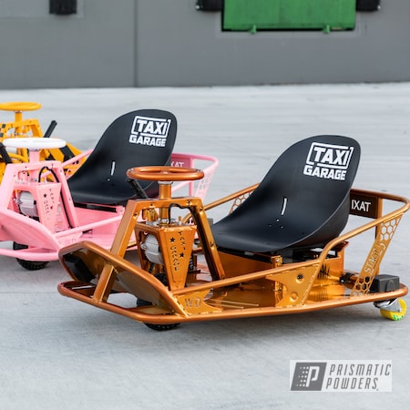 Powder Coating: Crazy Cart,XL Crazy Cart,Drift Cart,Drift,Cart,Go Cart,Taxi Garage,Flaming Gold PPB-4698,Taxi Garage Crazy Cart