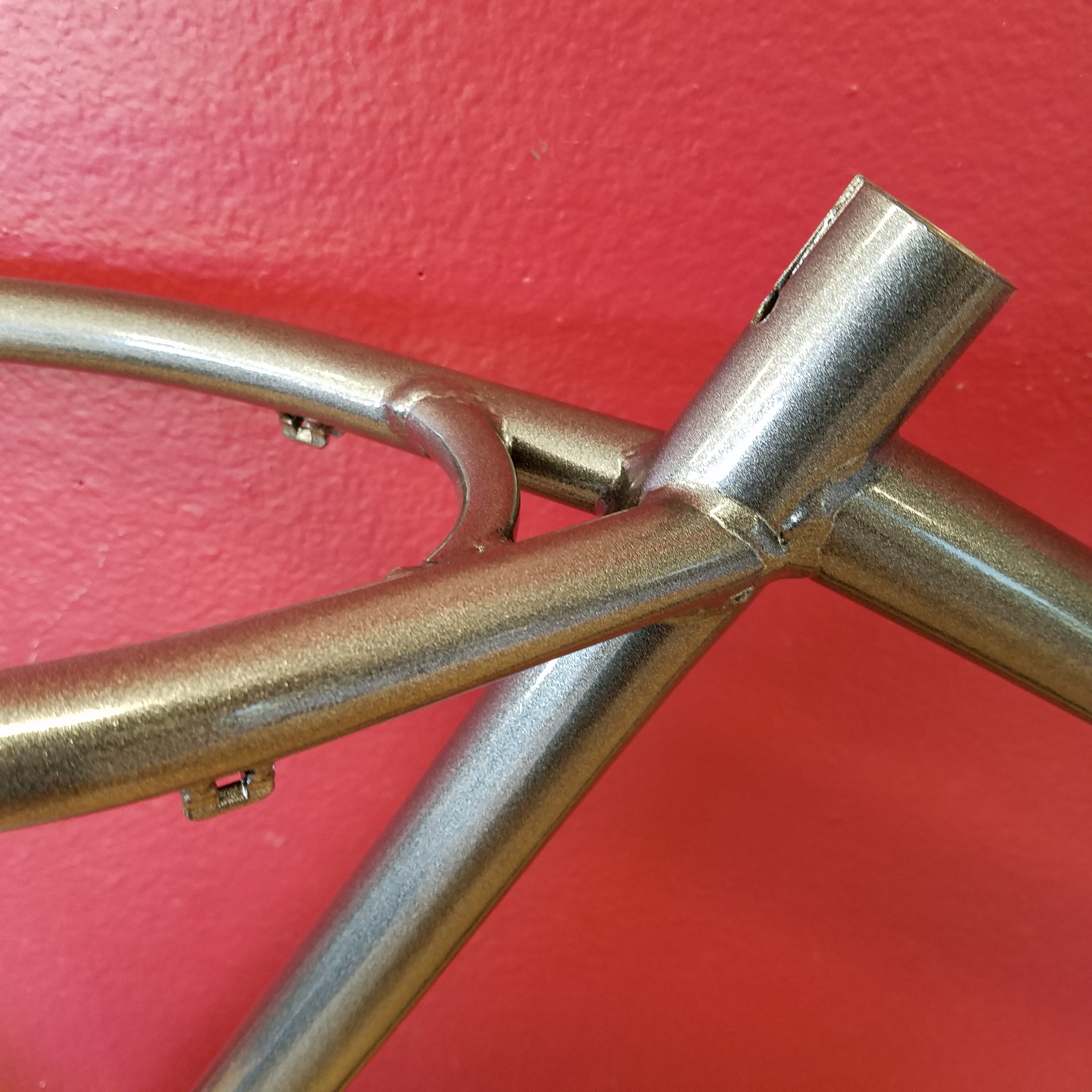 Bicycle Frame in a Kingsport Grey Powder Coat | Gallery Project ...