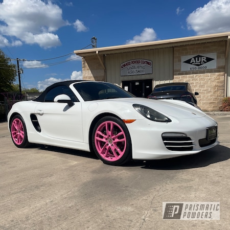 Powder Coating: Rims,Sparkling Pink PMB-4116,Porsche,Wheels
