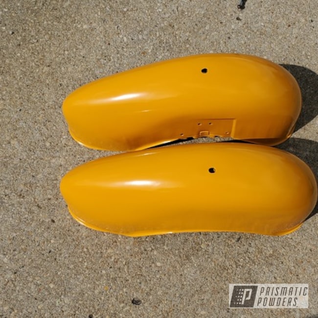 Powder Coated Sunshine Yellow Boat Trailer Fenders