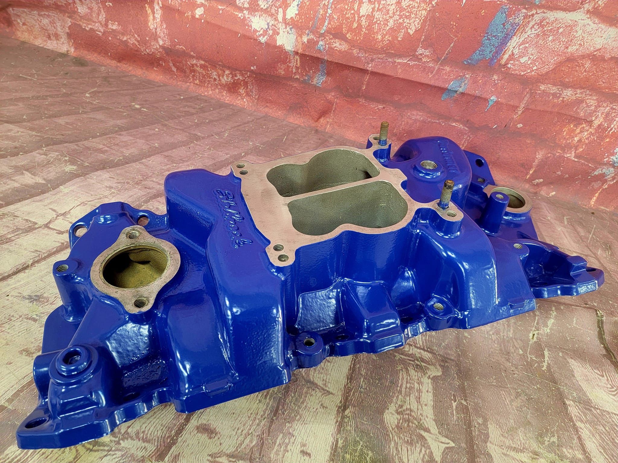 Intake Powder Intake Manifold Coated in Yama Blue | Prismatic Powders