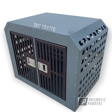 Powder Coated Tnc Dog Crate In Psb-8053, Pss-2243 And Pmb-1042