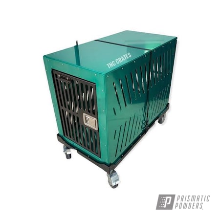 Powder Coating: Kennel,dog kennel,Crate,Dogs,TNC Crates,Dog Crate,HOOPTIE GREEN PPB-10821