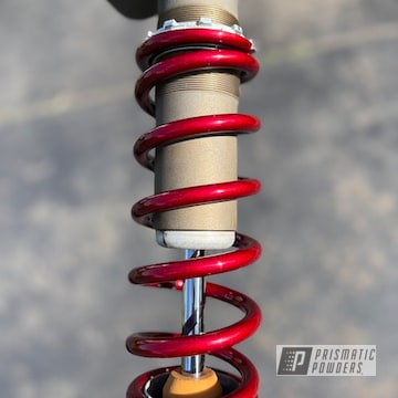 Powder Coated Clear Vision And Illusion Cherry Crf450 Shock Spring