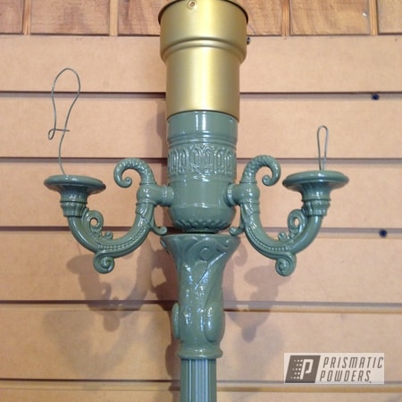 Powder Coating: JK03CQF RAL 6013 GREEN U1578 JK03CQF,Lamp,Vintage Lamps