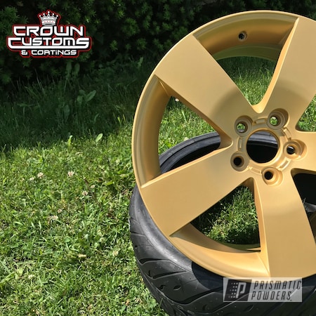 Powder Coating: G8 GT,Goldtastic PMB-6625,Automotive,Pontiac,Wheels