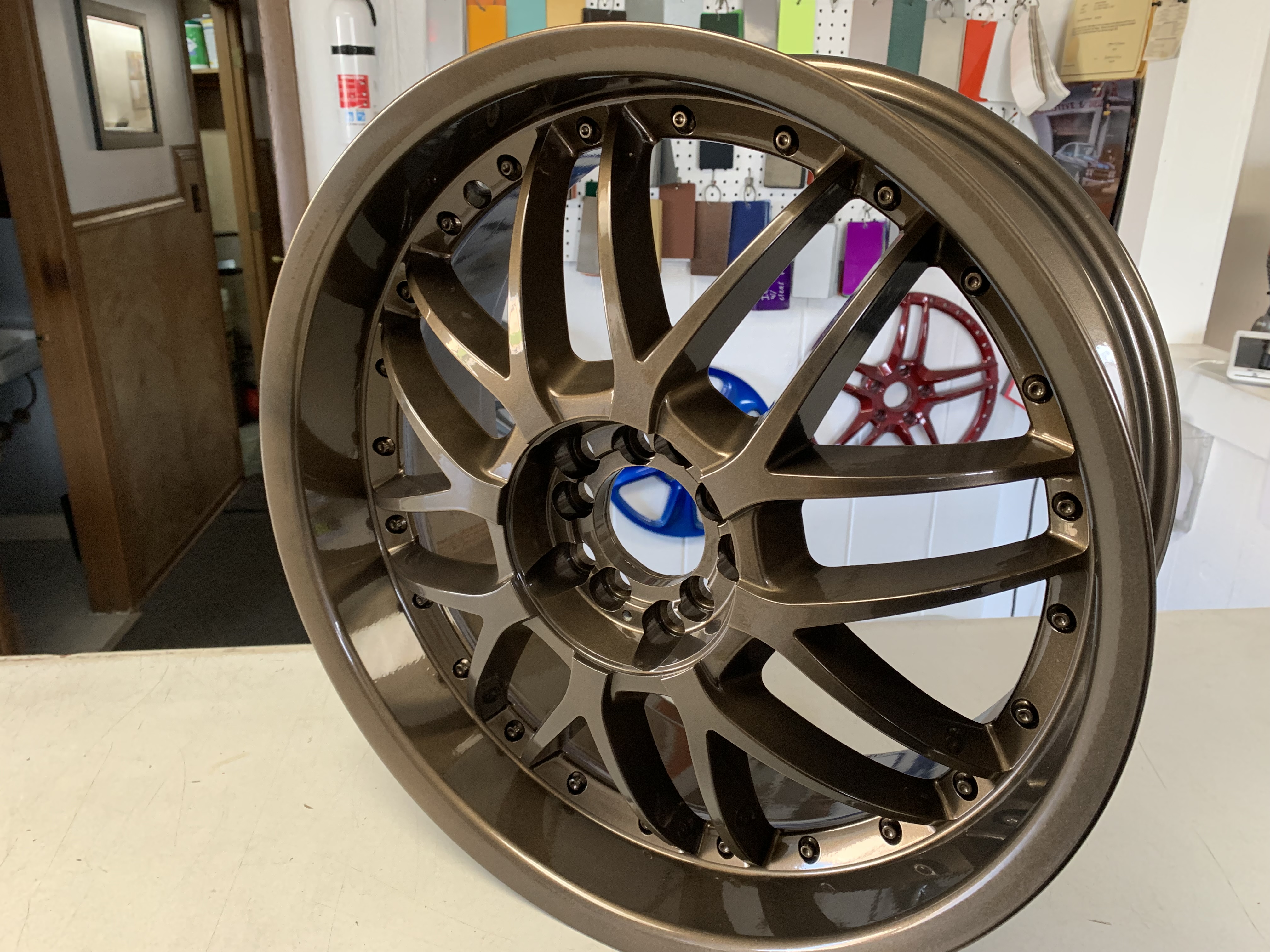 Anodized Bronze Wheel | Prismatic Powders