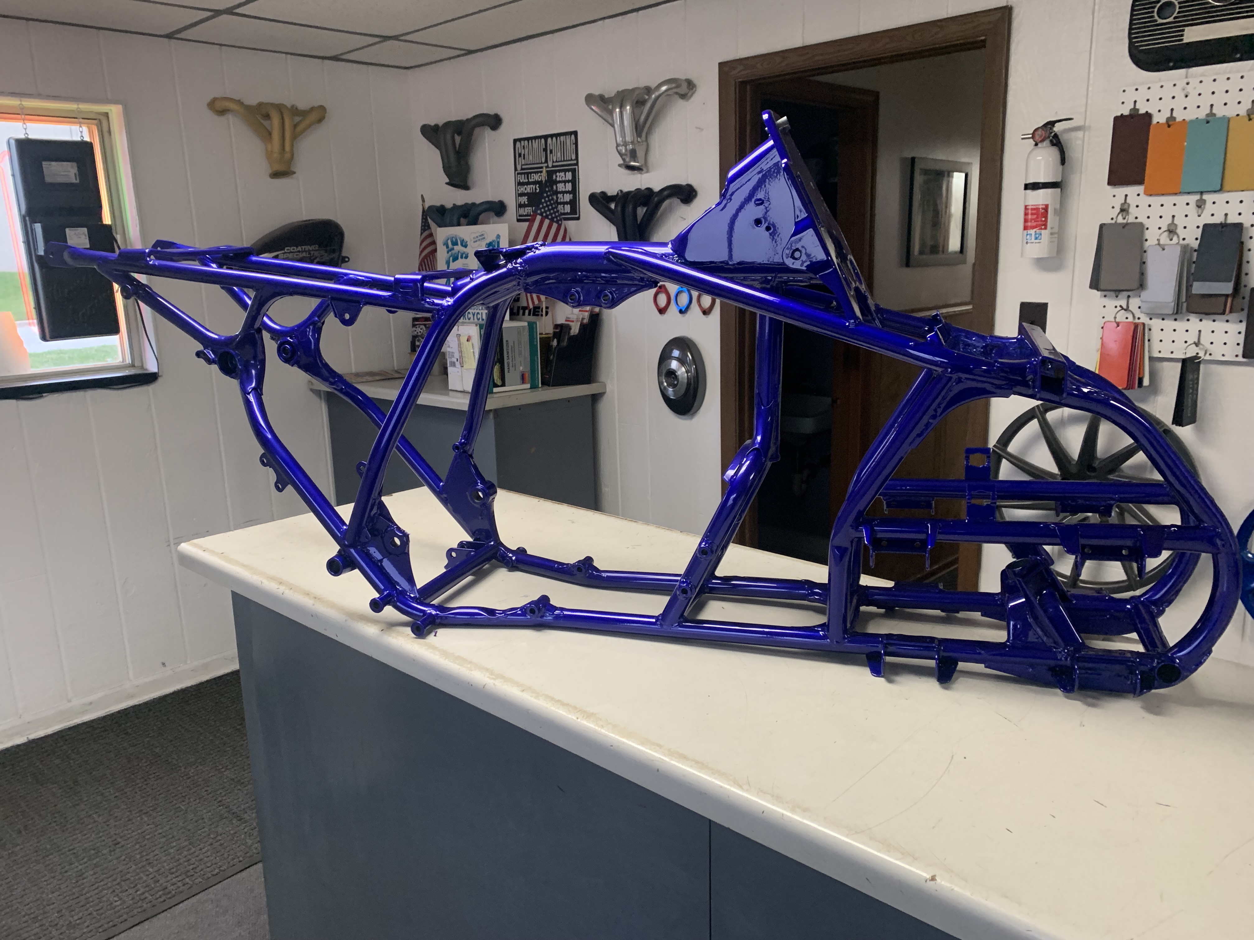 ATV Frame using Clear Vision and Illusion Royal | Prismatic Powders