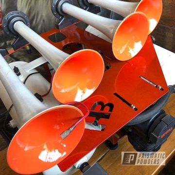 Powder Coated Custom Horn Setup In Ptb-2091, Ppb-5823, Hss-2345 And Ums-10671