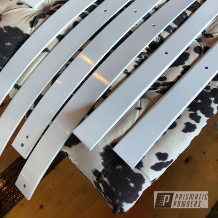 Powder Coating: Springs,New York,SEMA,Clear Vision PPS-2974,Cosmic White PMB-2685,Automotive,powder coated,Lifted Truck,10 Inch Lift,powder coating,Leaf Springs,Prismatic Powders,Lift Kit