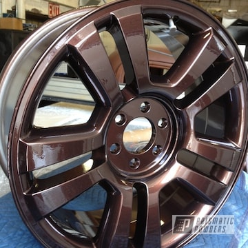 Wheels In Lazer Copper With Clear Vision Top Coat