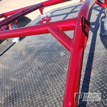 Powder Coated Clear Vision And Illusion Cherry Roll Cage