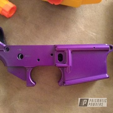 Powder Coated Custom Purple Ar 15 Rifle
